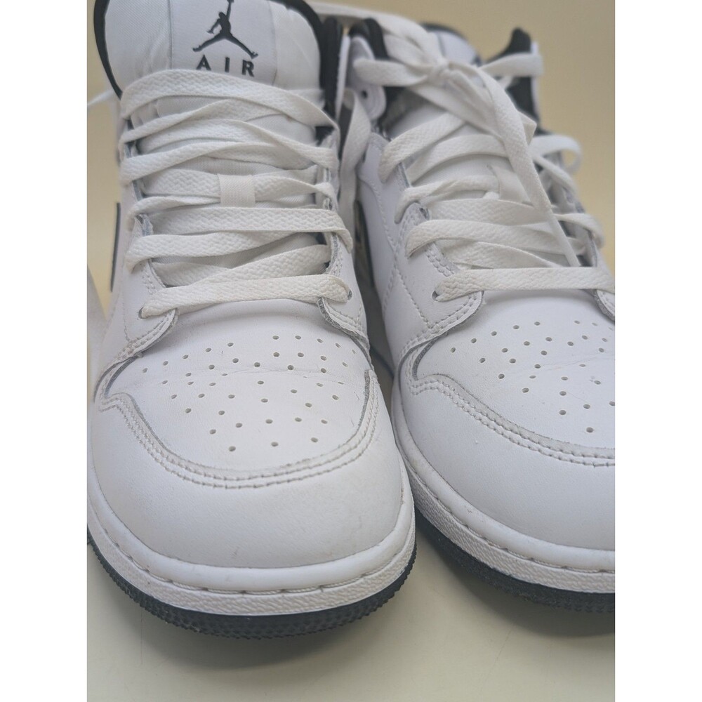 Nike Air Jordan 1 Mid GS Reverse Panda White Black DQ8423-132 Size 6Y Women 7.5 - Picture 5 of 14